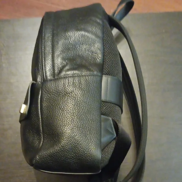 Furla Black Leather Backpack EUC - Picture 4 of 13